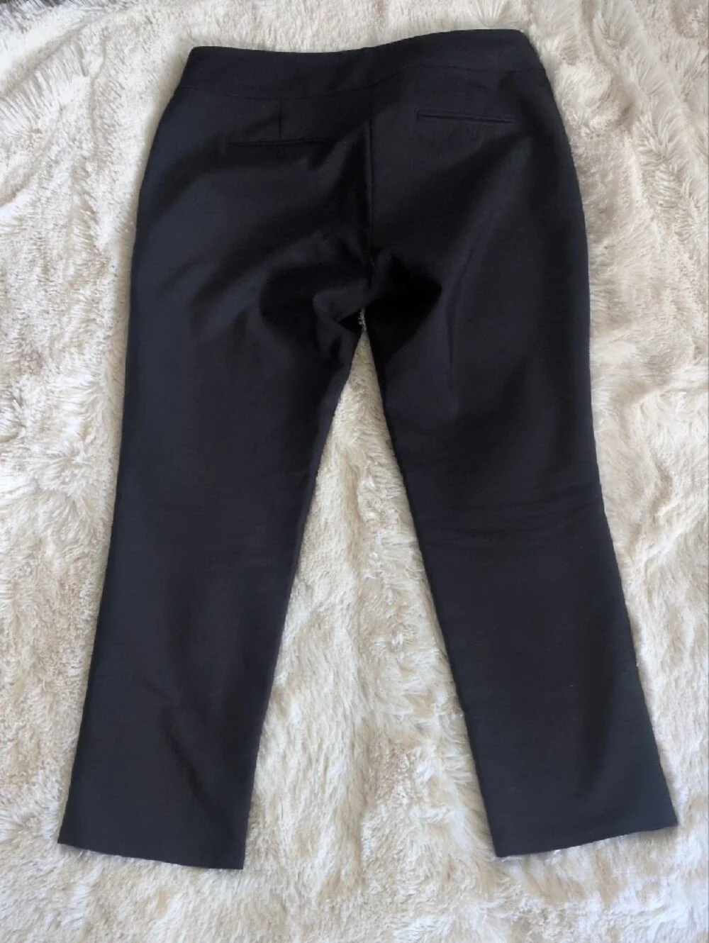 Ann Taylor Straight-Leg Navy Pull-On Pants - Picture 6 of 6